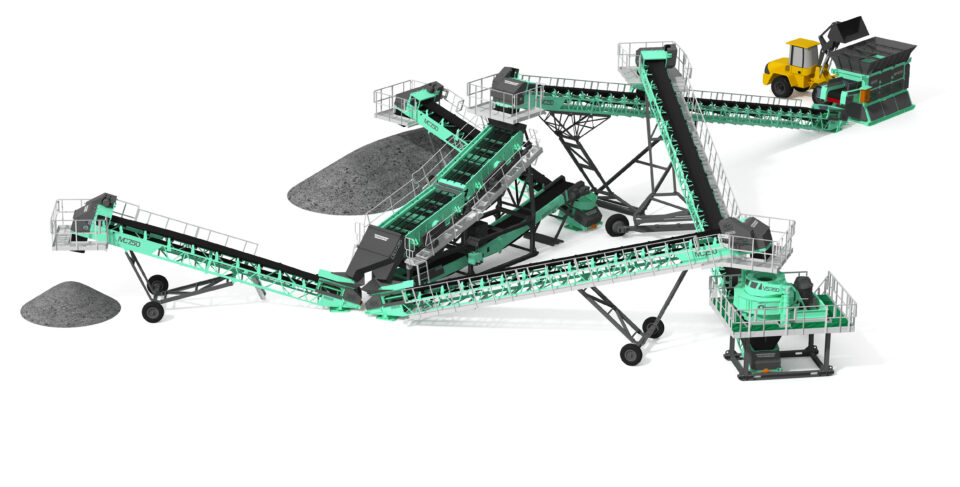 Full line: crushing + screening + sand making